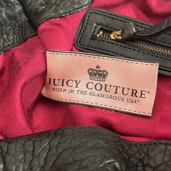 Juicy Couture Vintage Black Leather Bag - Picture 12 of 17